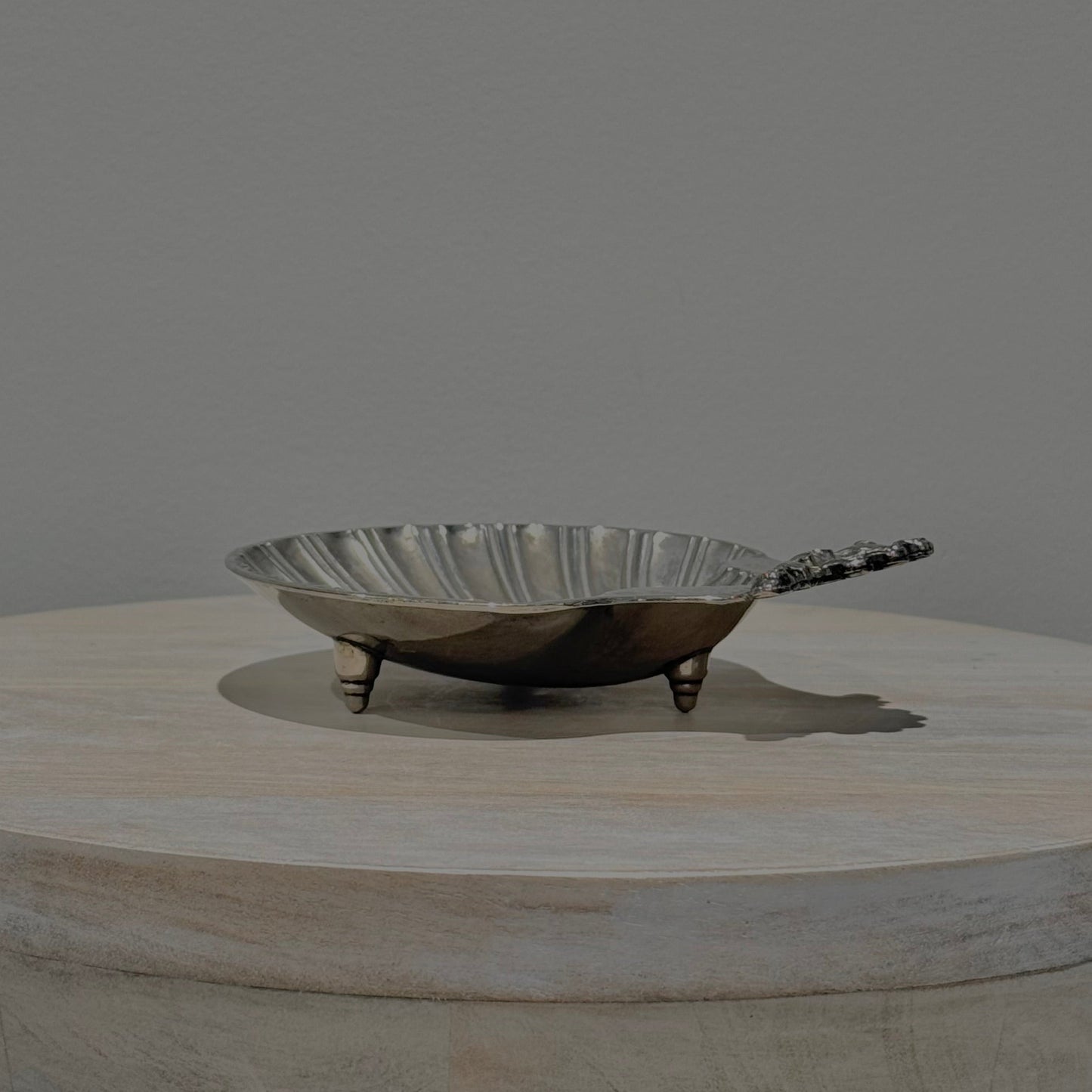Silver Footed Shell Bowl