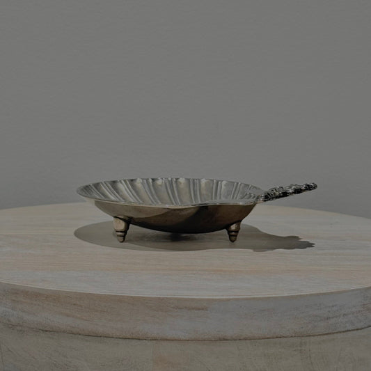 Silver Footed Shell Bowl